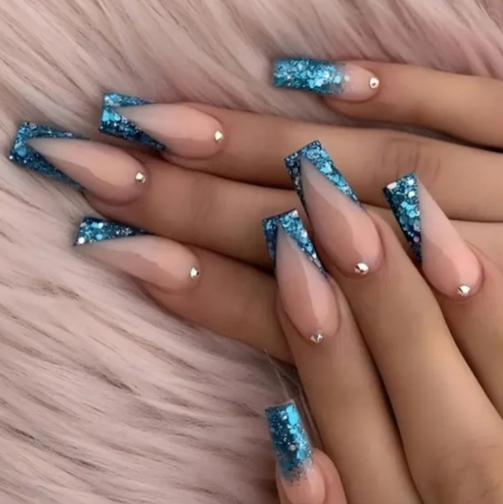 24 Pieces Fake Press On Nails